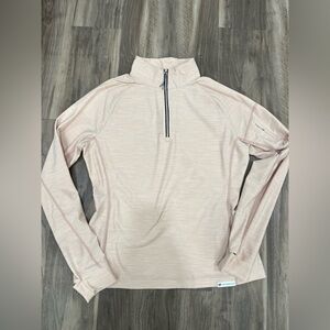 Obermeyer Light Pink Quarter-Zip Pullover